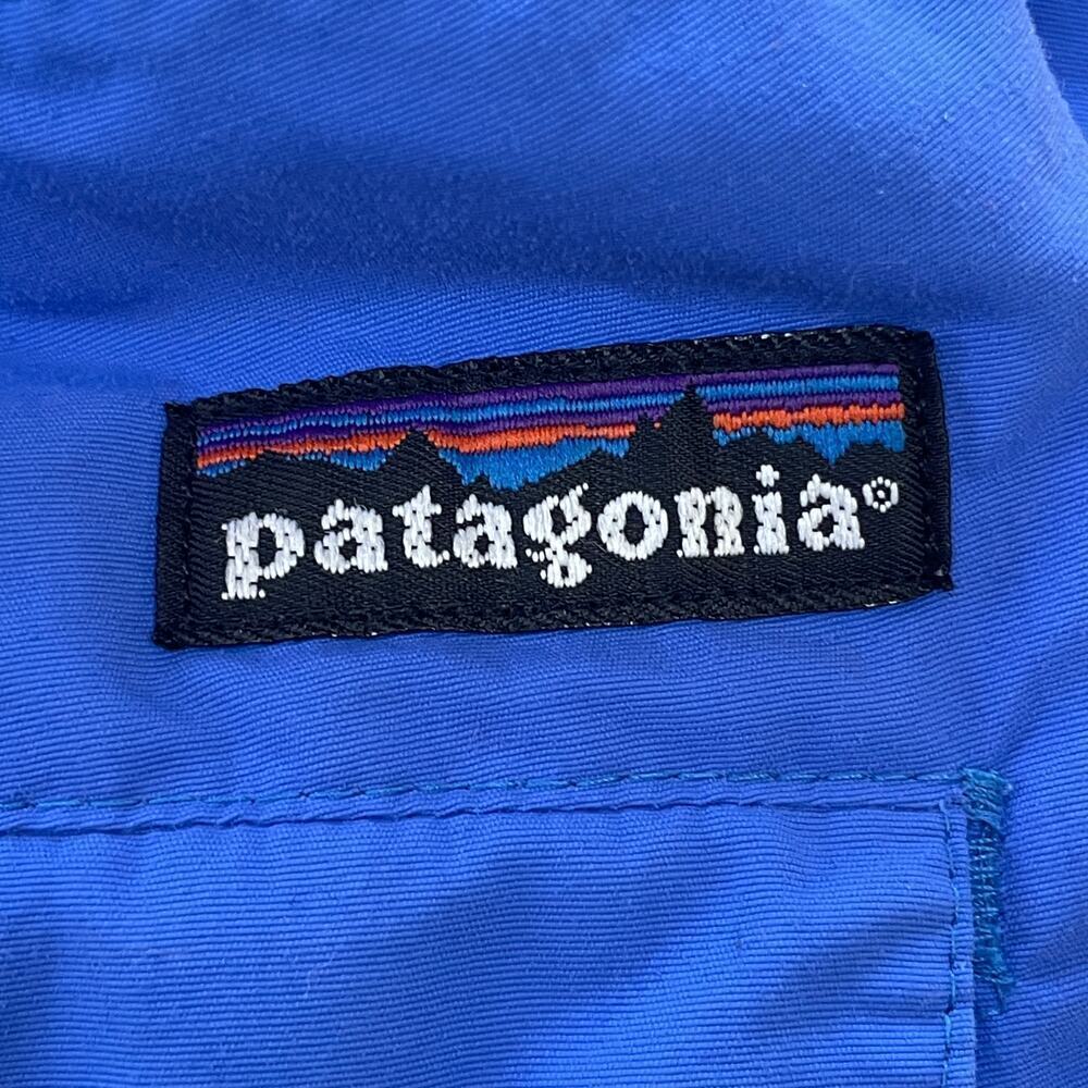 Patagonia Blue Lightweight Drawstring/Elastic Waist Nylon Pants - Medium - Picture 3 of 13